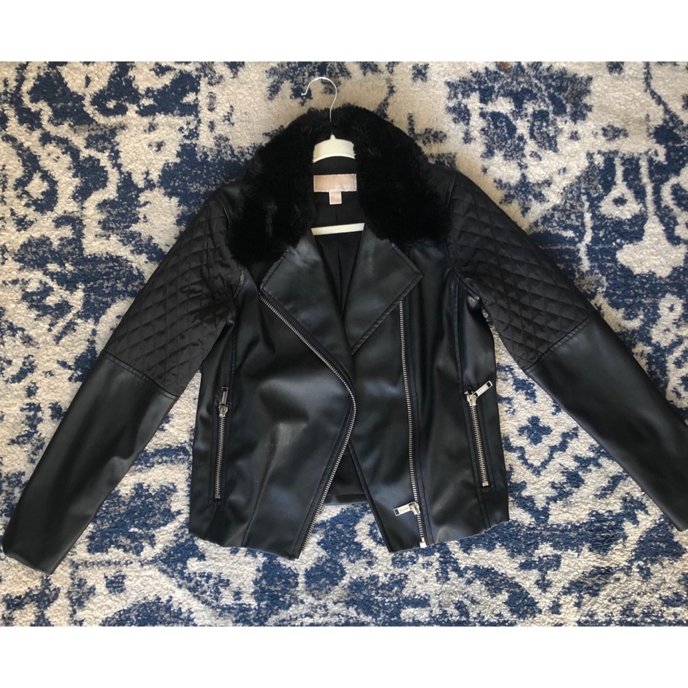Michael Kors Faux Leather Jacket